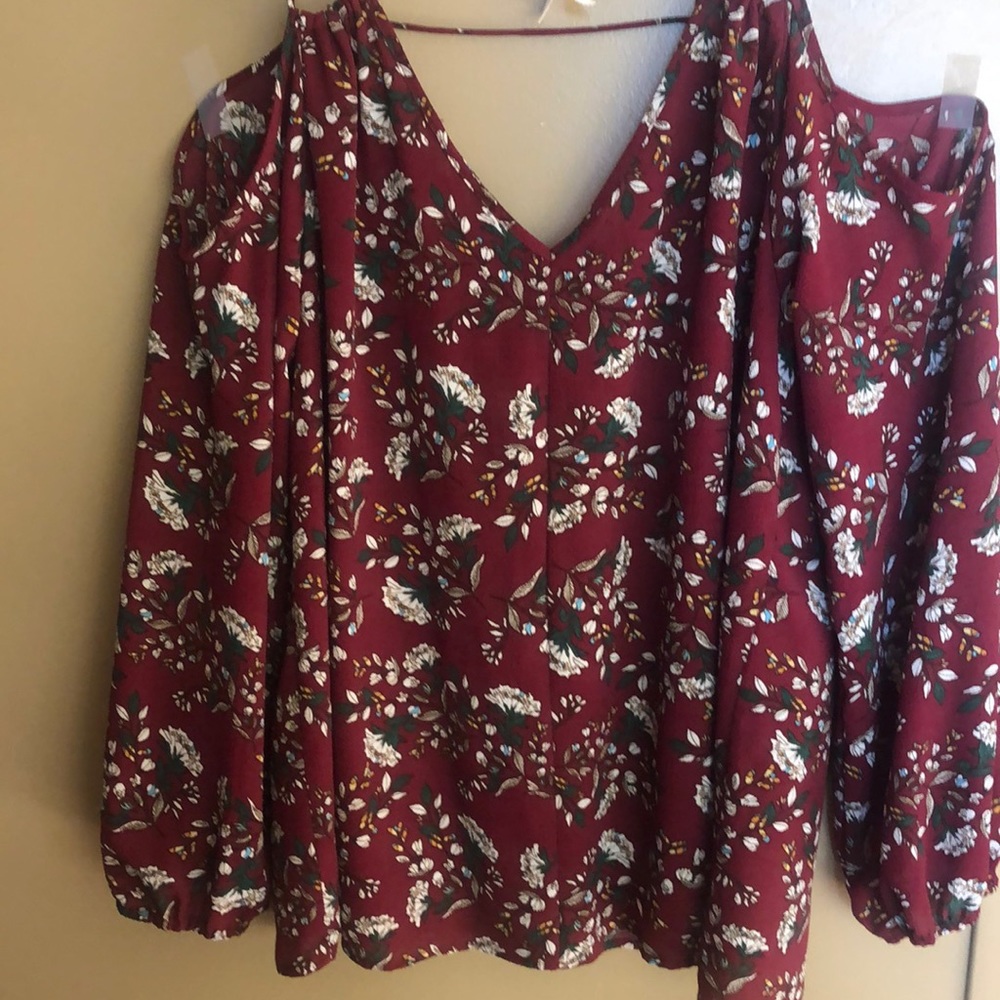 Cold Shoulder Blouse - image 1